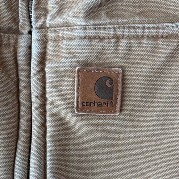 Carhartt Tan Fleece Line Work Vest - Picture 2 of 10